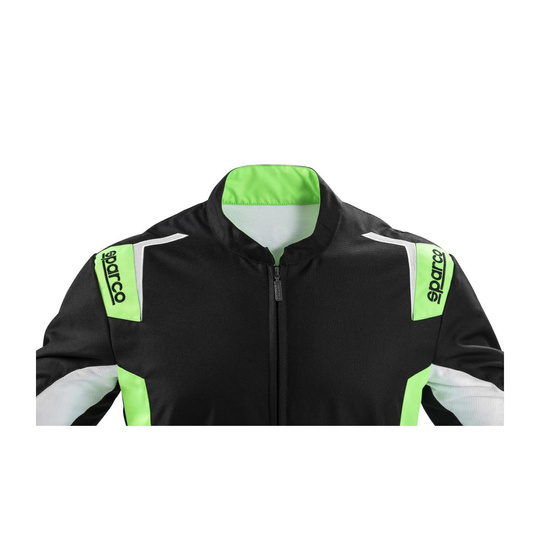 Sparco Thunder MY22 Karting Suit Black/Green (CIK)
