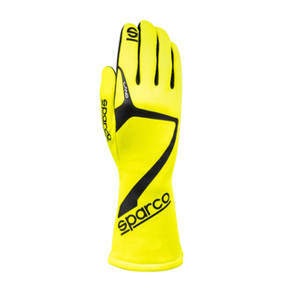 Sparco Land MY25 Racing Gloves Yellow (FIA)