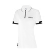 Sparco Ladies ZIP Poloshirt white