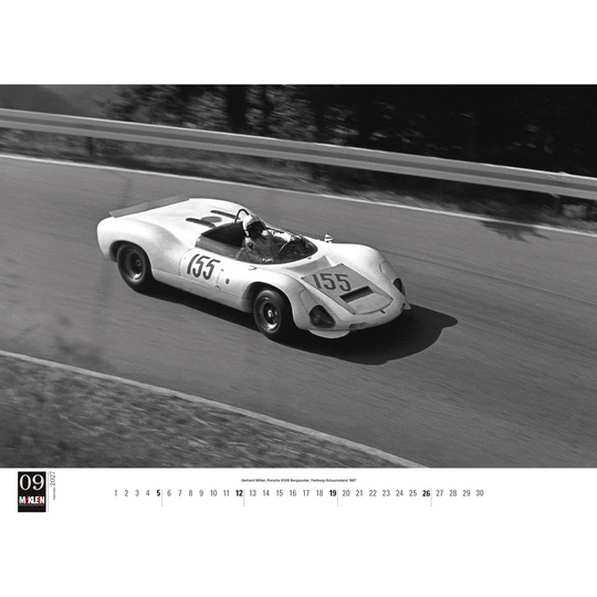 McKlein 2027 Motorsport Classic Wall Calendar