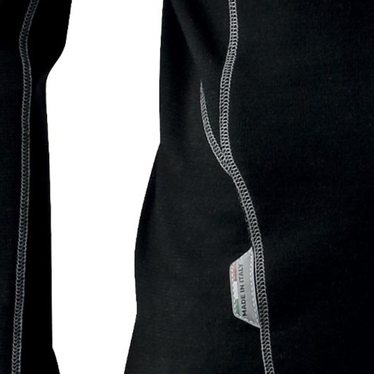 OMP First MY22 Roll-Neck Underwear Top Black (FIA)