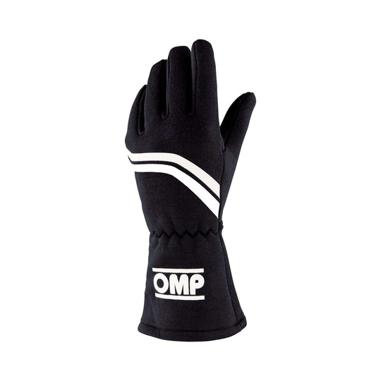 OMP DIJON MY25 Racing Gloves Black (FIA homologation)