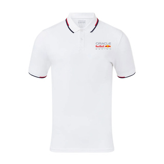  2025 Red Bull Racing Mens Core Logo Polo Shirt white