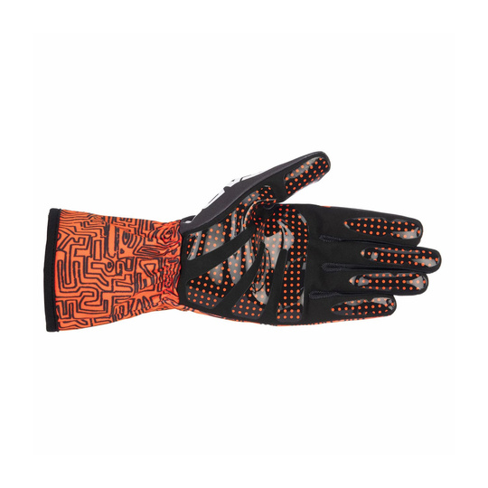 Alpinestars TECH-1 K RACE V2 VERTICAL Karting Gloves Orange