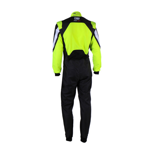 OMP KS-3X 8877-2022 Karting Suit black-yellow