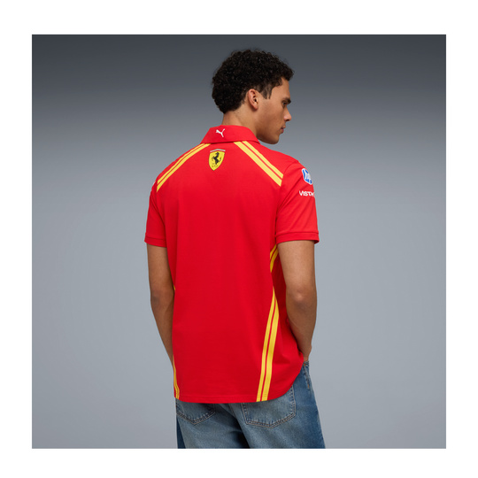 2026 Ferrari AF Corse Mens Team Polo Shirt