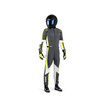 Sparco KERB Kids Suit grey/yellow (FIA)