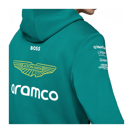2025 Aston Martin F1 Mens Team Hooded Sweatshirt