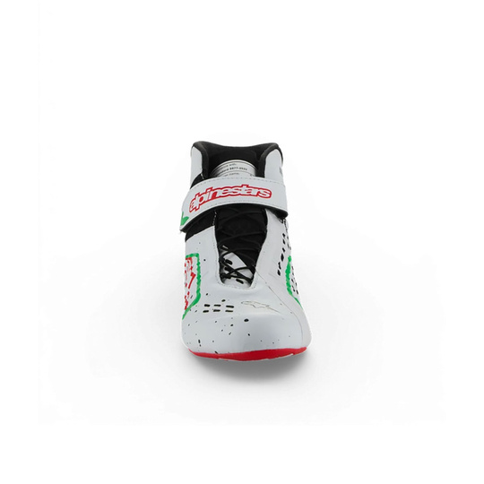 Alpinestars Tech-1 KX V3 Shoes White/Green (FIA)