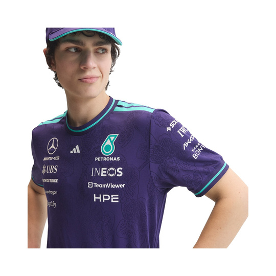 Mercedes AMG F1 2026 Authentic Vanda Bloom T-shirt