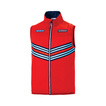 Sparco Mens Martini Racing Stripe Gilet red