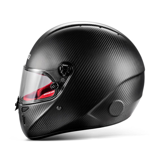 Sparco STEALTH KF CARBON 8878-2024 Kart Helmet black-red (FIA)