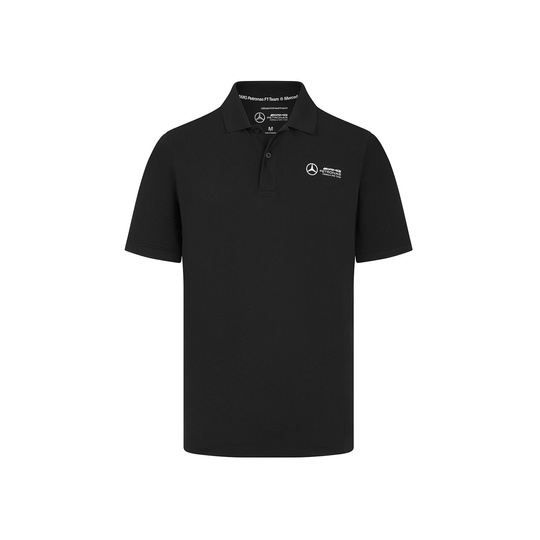 2024 Mercedes AMG F1 Men's Black Polo