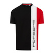 2026 Porsche Motorsport Men's Stripe Black T-Shirt