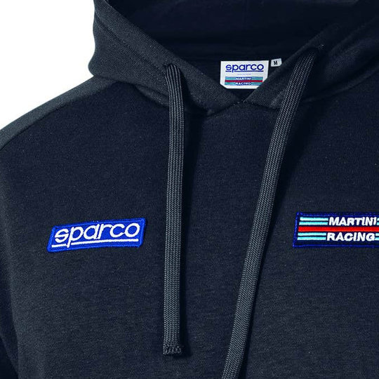 Sparco Stripe Martini Racing Hoodie Black