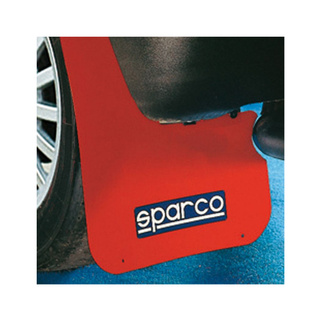 Sparco Rigid Mud Flaps Red (FIA)