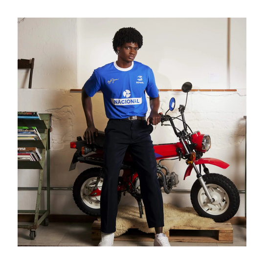 2026 Ayrton Senna F1 Mens Nacional Ringer t-shirt