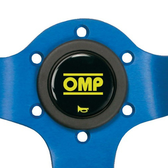 OMP Corsica Blue Steering Wheel Suede