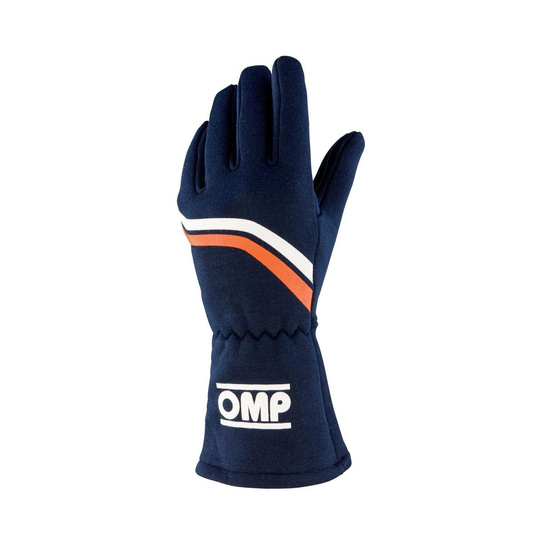 OMP DIJON MY21 Racing Gloves Navy Blue (FIA homologation)