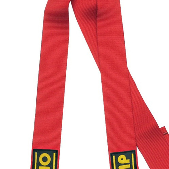 OMP Road DA504 3-Point Harness Red (ECE)