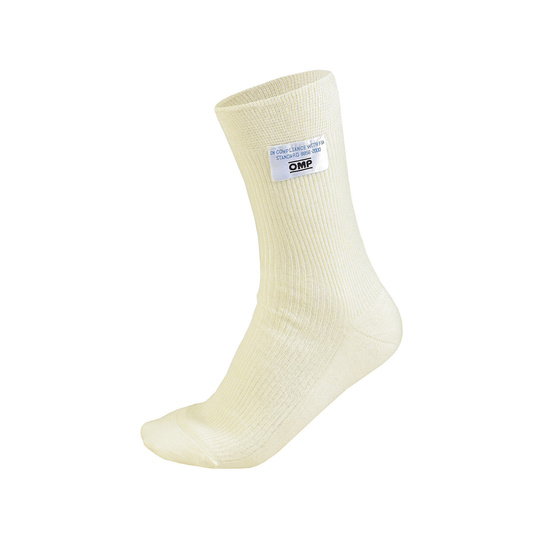 OMP CLASSIC white short socks (with FIA homologation)