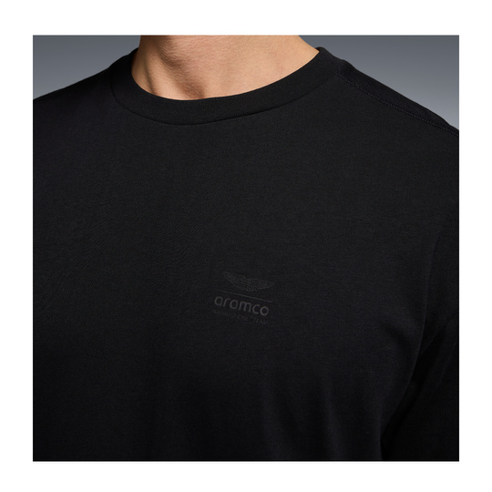 2026 Aston Martin F1 Stealth Logo T-shirt Black