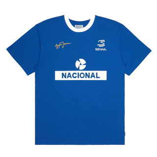 2026 Ayrton Senna F1 Mens Nacional Ringer t-shirt