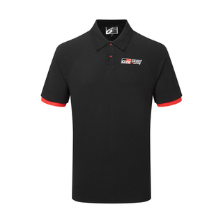 Toyota Gazoo Racing Mens GR Logo Polo Shirt black