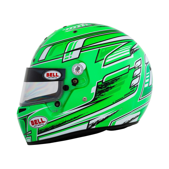 Bell KC7-CMR Champion Full Face Helmet Green