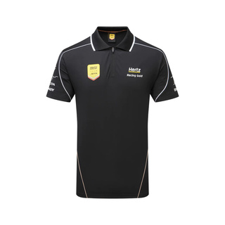 2023 Hertz Team Jota Mens Polo Shirt black