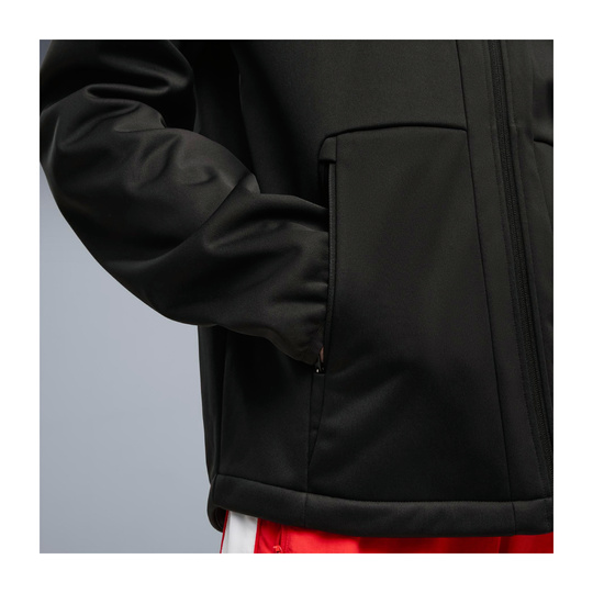 2026 Scuderia Ferrari F1 Mens Logo Softshell Jacket black