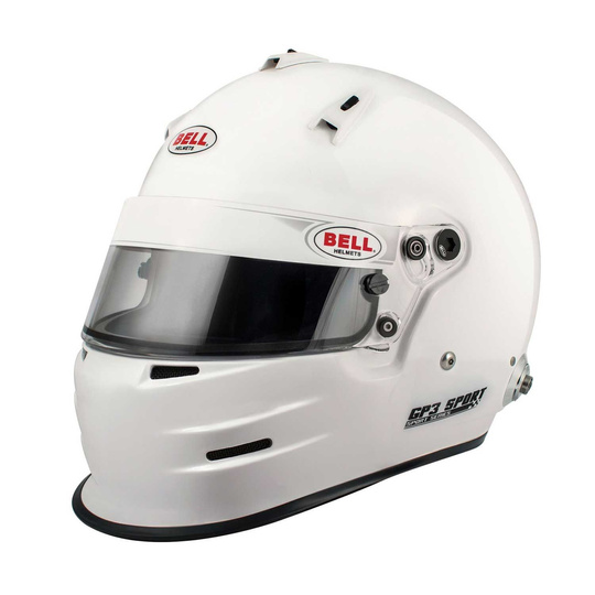 Bell GP3 SPORT HANS Full Face Helmet White (FIA homologation)