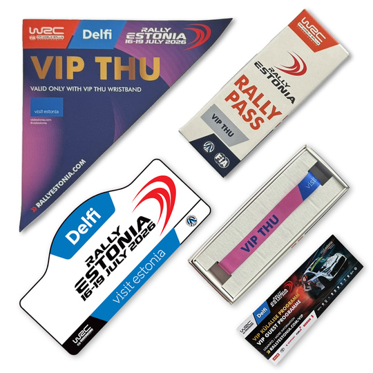 WRC Delfi Rally Estonia 2026 VIP Pass Thursday — One-Day VIP Ticket