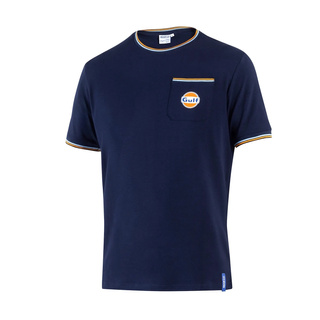 Men's Sparco GULF pocket navy blue t-shirt