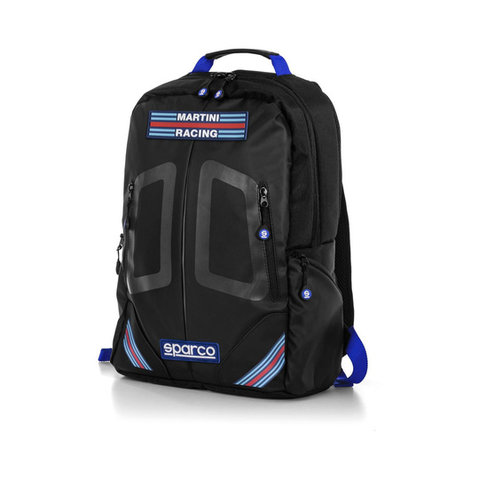 Sparco Martini Racing Stage Backpack MY23 black/blue