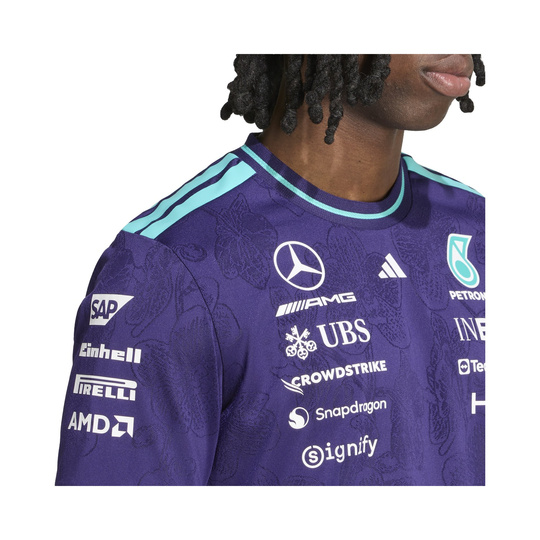 Mercedes AMG F1 2026 Authentic Vanda Bloom T-shirt