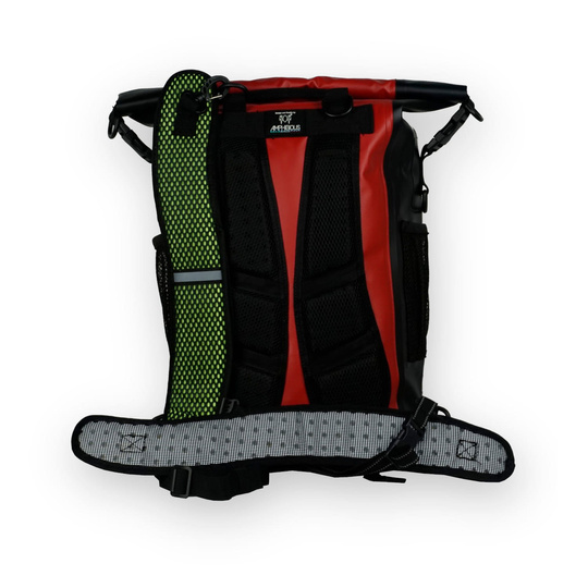 Amphibious ATOM II Waterproof Backpack Red