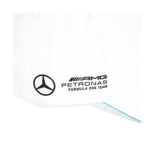 2025 Mercedes AMG F1 Mens Russell Baseball Cap white