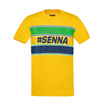 2025 Ayrton Senna F1 Mens Hashtag T-Shirt yellow