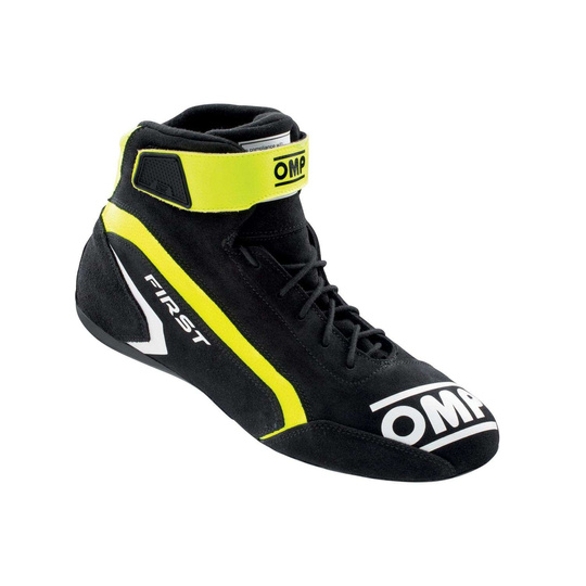 OMP First MY21 Racing Shoes Anthracite (FIA)