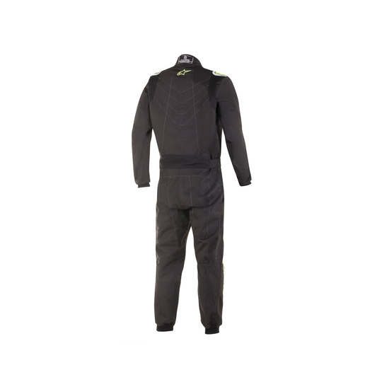 Alpinestars KMX-9 V3 8877-2022 Karting Suit black-yellow (FIA)