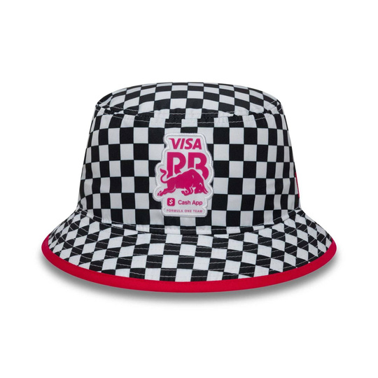 Visa Cash App RB F1 2026 Checkered Bucket Hat