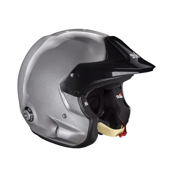 Stilo Venti TROPHY JET Hans Helmet silver (FIA-SNELL)