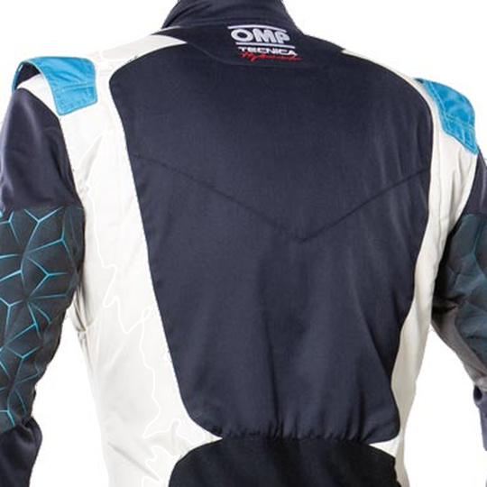 OMP Tecnica Hybrid Race Suit Navy (FIA)