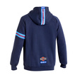 Sparco Full Zip Martini Racing MY25 Mens Hooded Sweatshirt navy blue