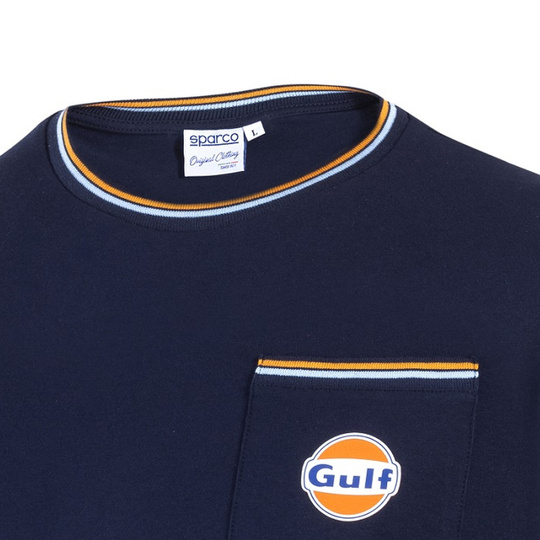 Sparco Gulf Pocket T-shirt Navy Blue