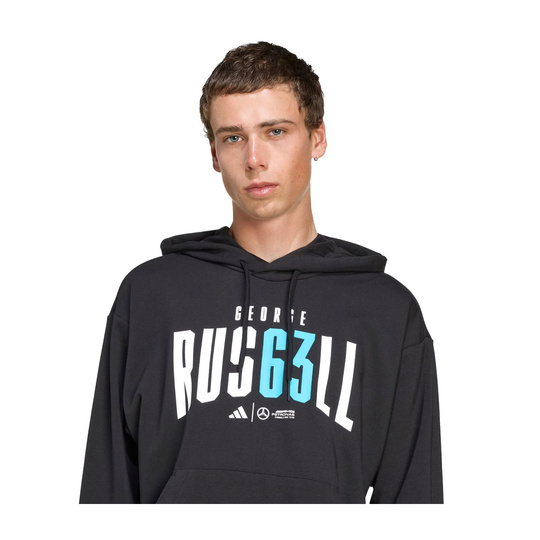 2025 Mercedes AMG F1 Mens Russell Hooded Sweatshirt