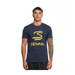 2025 Ayrton Senna F1 Mens Legacy Logo T-Shirt