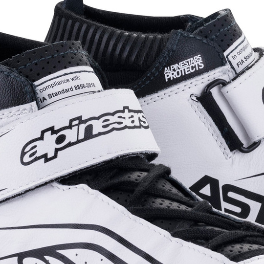 Alpinestars Tech 1-T V3 Shoes White/Black (FIA)