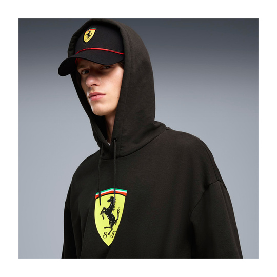 2026 Scuderia Ferrari F1 Large Logo Hoodie Black
